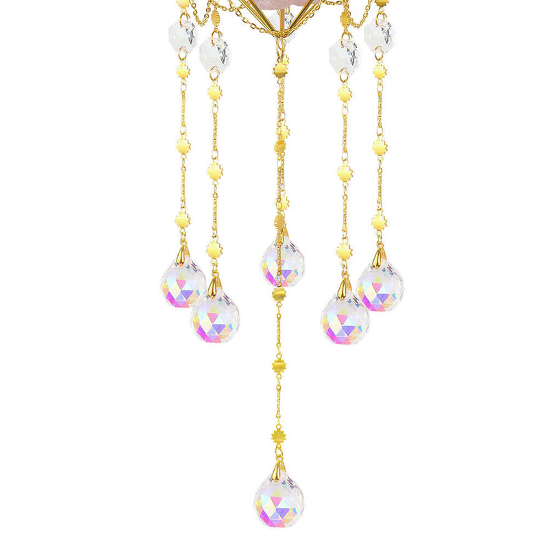 Crystal Ball Windchime Ornaments Star Pendant Hanging Drop Window During Crafts