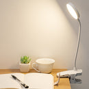 Bed Bedside USB Night Lamp Dimmable Clip-On LED Light Rechargeable Touch Type