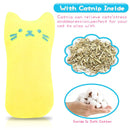 Cat Catnip Toys - Pet Supplies Kitten Plush Chew Toys for Cats (Yellow)