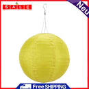 Round Pendant Waterproof Lamp Solar Operated Wedding Anniversary Party Props
