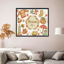 Cross-Stitch Kits Printed Canvas Autumn Embroidery DIY 14CT Stamp (J365)