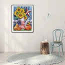 5D DIY Diamond Painting Kits Flowers Partial Special Shape Drill Wall Decor A