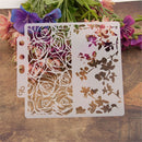 Decorative DIY Craft Flower Scrapbooking Painting template Layering Stencils