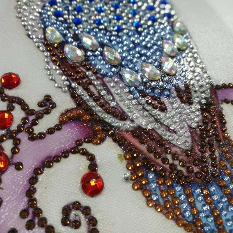 5D DIY Special Shaped Diamond Paint Bird Cross Stitch Embroidery Mosaic Kit
