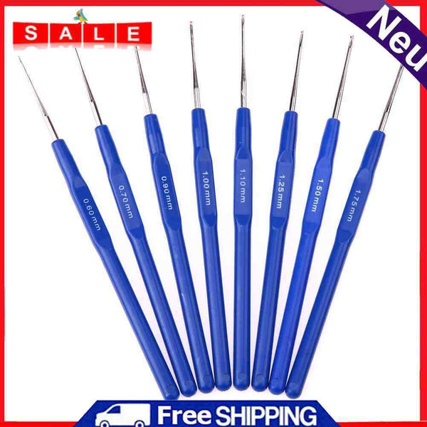 Small Hook Needles Crochet Stitches Craft Case Knitting Set Aluminum Knitting Needle