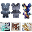 Cupcake Baking Pan Soap Mould Cake Molds Silicone Mold Bear Chocolates Mold