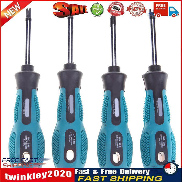 4pcs U Shape Screwdriver Set Multifunction CR-V Screw Driver Hand Tool  Newly
