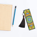 2pcs DIY Diamond Painting Leather Bookmark Mandala Tassel Crafts (FQY038)