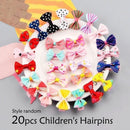 Mixed Bow Children Accessories Hair Barrettes Duckbill Hairpins Girls Hair Clip