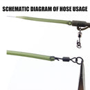 300x Carp Fishing Tackle Kit Swivels Hooks Sleeves Stop Beads Boilie Accessories