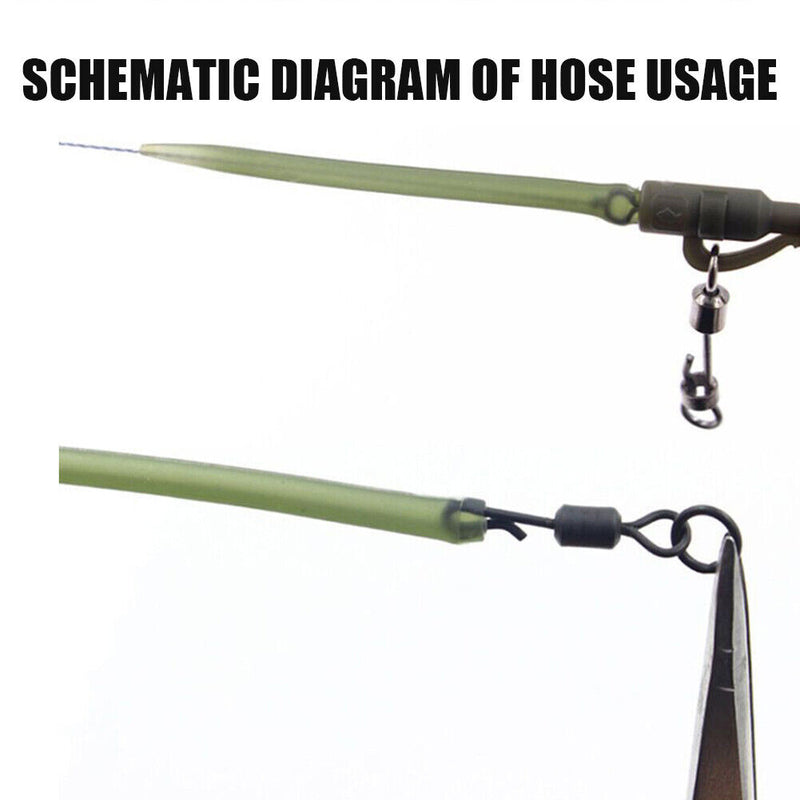 300x Carp Fishing Tackle Kit Swivels Hooks Sleeves Stop Beads Boilie Accessories