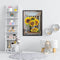 Frameless Oil Paint By Numbers DIY Sunflower Picture Craft Kit for Living Roo