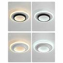 Bedroom Pendant Light Art Lamp Modern Style LED Ceiling Light Round Shape