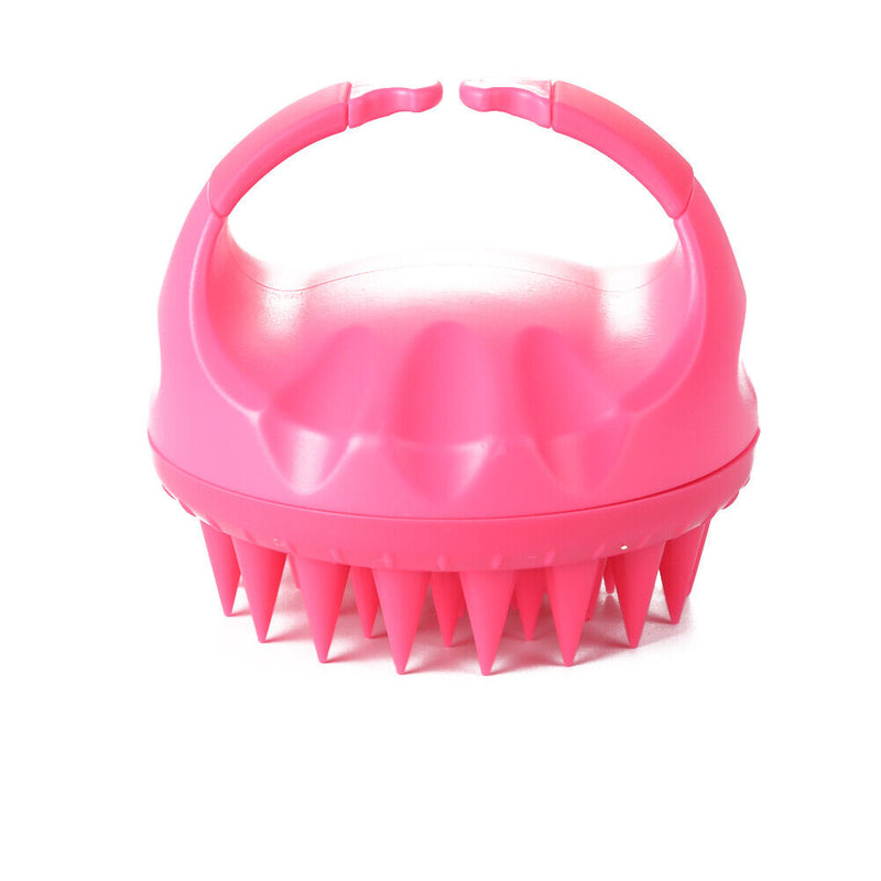 Silicone Hair Washing Comb Scalp Head Massager Hair Cleaning Tool (Red) Newly