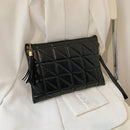 Casual Envelope Bag Women Tassel PU Leather Wristlet Bags Retro Small Day Pouch