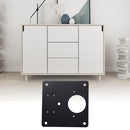Cabinet Cupboard Door Plate Installer Hinge Repair Plate with Mounting Screw Set