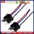 1 Pair 9003 H4 Bulb Socket Wiring Harness Headlight Male Plug Adapter Connector