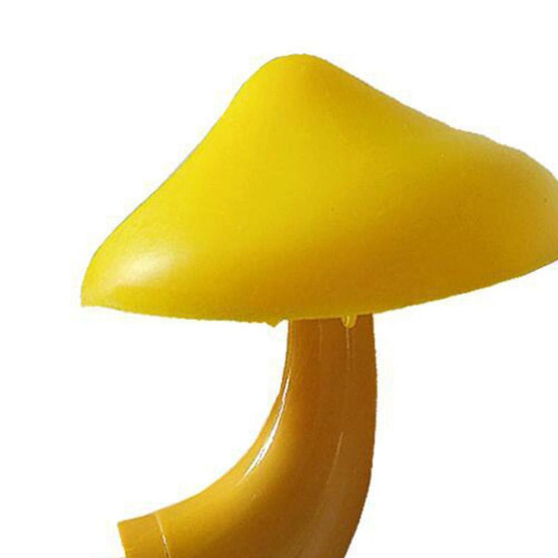 Mushroom Night Light Decor Light-control Sensor Wall Socket Lamp for Room (EU)