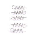 100pcs Soft Bait Bait Lock Pin Crank Carabiner Hook Connect to Bait Fixed