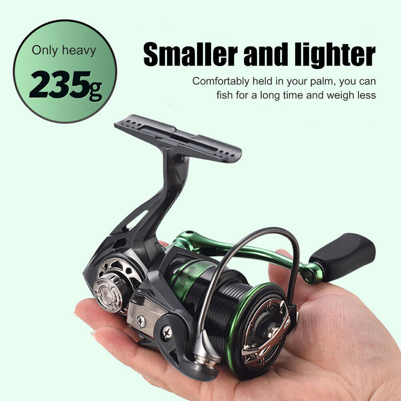 5.2/1 Lure Spinning Fishing Reel Stainless Steel 13+1 Bearing Fishing Accesso