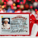 #A Plastic Santa Flight Cards Creative Xmas Gifts Cards Xmas Eve Tree Decoration