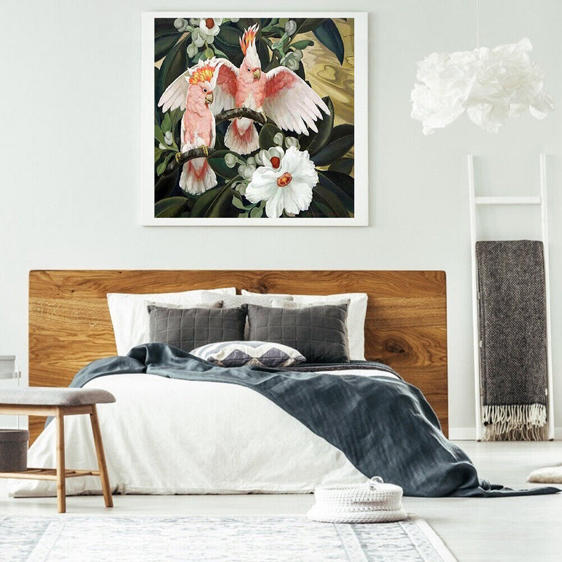 5D DIY Full Drill Diamond Painting Bird and Flower Embroidery Mosaic Kit Newly