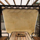 Sun Shade Sail Rectangle Canopy Sail Cover UV Block Outdoor Garden Backyard Net^