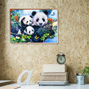 5D DIY Full Round Drill Diamond Painting Butterfly Panda Embroidery Art Ornament