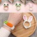 Carrot Child Creative Jewelry Woven Bracelet Frog Wool Knitting Cute Animal