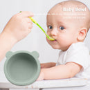 Children Dishes Baby Silicone Sucker Bowl Kids Plate Non-Slip Safe Tableware