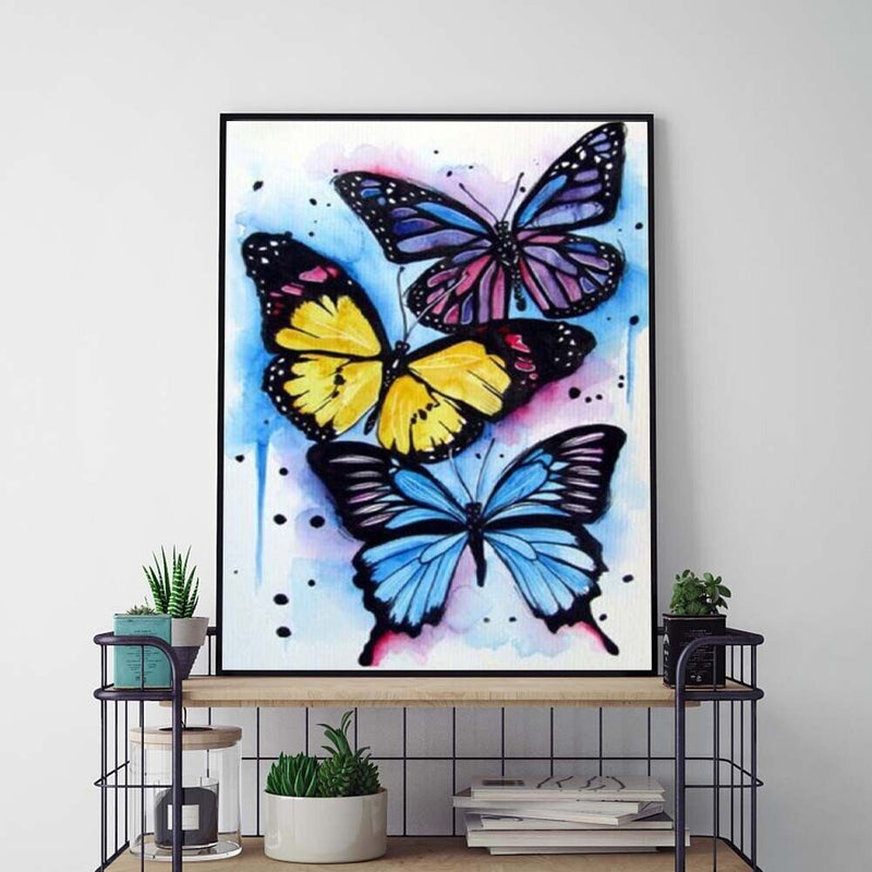Butterfly 5D Diamond Painting DIY Full Square Drill Mosaic Wall Craft Picture