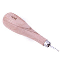 3mm Leather Craft Sewing Kit Handle Diamond Point Awl DIY Tool Newly