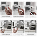 Nozzle Adapter 720° Rotatable Splash Filter Faucet Sprayer Head Tap Extender