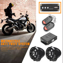 Remote Motorcycle Alarm System MP3 FM Radio Bluetooth Speaker Stereo Amplifier