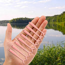 8pcs Soft Fish Fork Tail Fishing Lures Artificial 1.7g 8cm Bionic Baits (B)