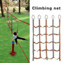 Kids Garden Climbing Net Frame Rope Ladder Backyard L0Z1 Exercise Q6C9 K6E6