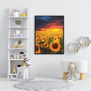 5D Diamond Painting Kit Sunflower Full Round Drill DIY Crafts Mosaic Picture