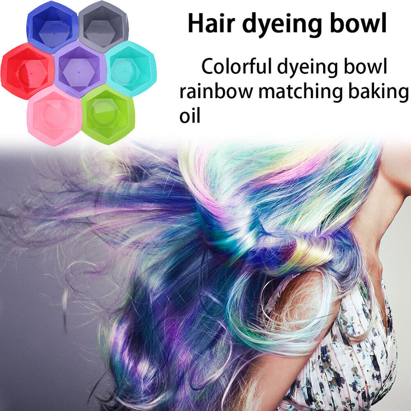 Hair Dye Coloring Kit Hair Color Mixing Bowl Tinting Brushes Hairdressing Too