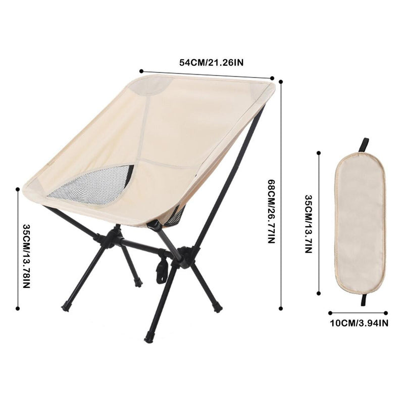 Detachable Portable Folding Chair Outdoor Camping Beach Ultralight Travel Tool.