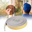 10pc Self-adhesive Soundproofing Anti Collision Windows Seal Strip 5m White