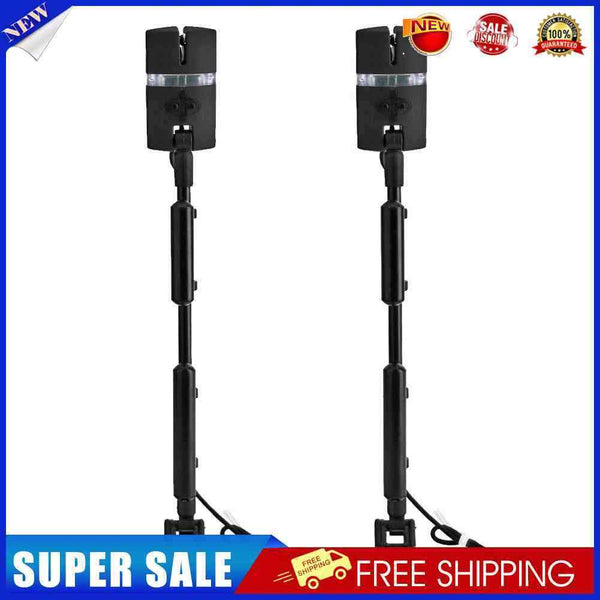 7 Color Indicator LED Carp Fishing Bite Alarm Set Fish Hard Rod Hanger Alar