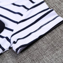 Kids Children Long Sleeve Striped Denim T-shirt Dress Girls Casual Dress