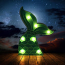 LED Night Light Indoor Wall Lamp Home Bedroom Decoration Mermaid Tail Light