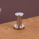 20pcs Copper Leather Craft Belt Wallet Solid Brass Nail Rivets Screws(2)