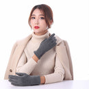 Autumn And Winter Ladies Touch Fashion Gloves Touch Screen Gloves Warm Gloves