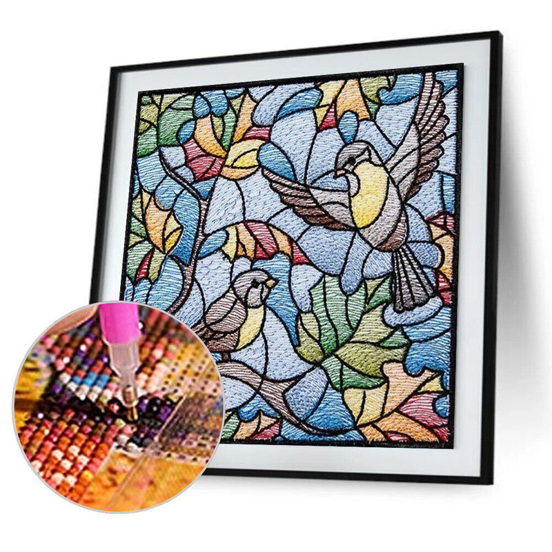 5D Diamond Painting Texture Flowers Full Round Drill Rhinestone DIY (A1889)