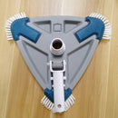 Swimming Pool Vacuum Cleaner Suction Head Fountain Triangle Cleaning Tools