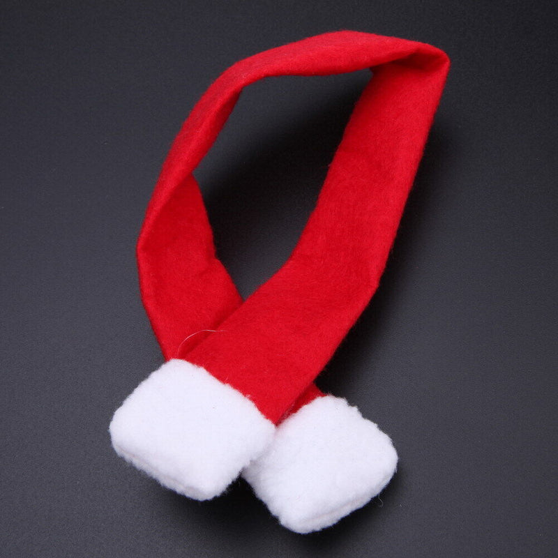 Merry Christmas Decoration Wine Bottle Cover Gift Wrap Party Decor Red scar