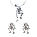 Jewelry Hiphop Gothic Earrings For Women Frog Earring Stud Earrings Necklace