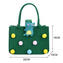 Pocketbook Organizer Cute Children Felt Handbag Casual Felt Tote Portable Bag